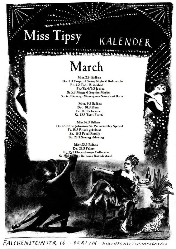 Miss Tipsy Bar | Program :: March 2011
